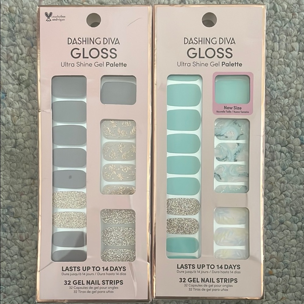 Gloss Ultra Shine Gel Palette - Silver and Blue